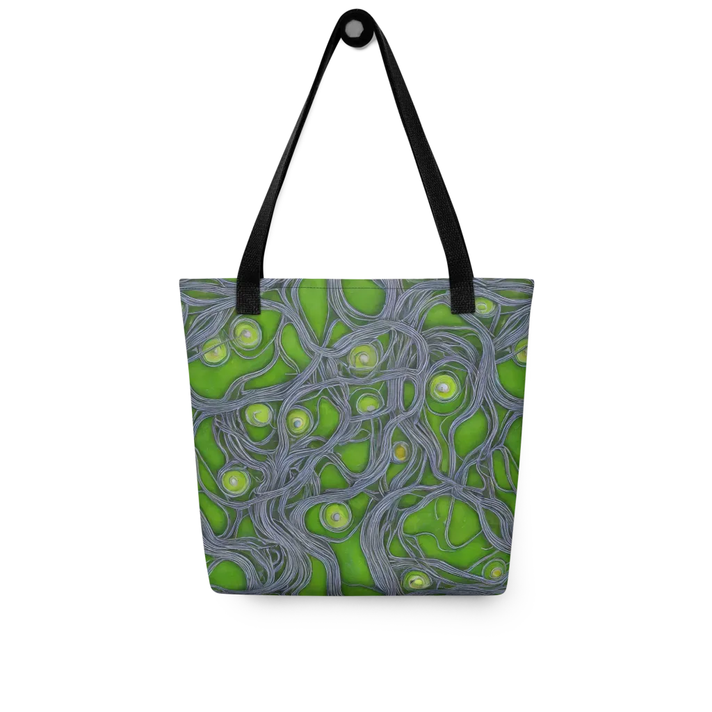 Neon Mycelium on Tote Bag — Front