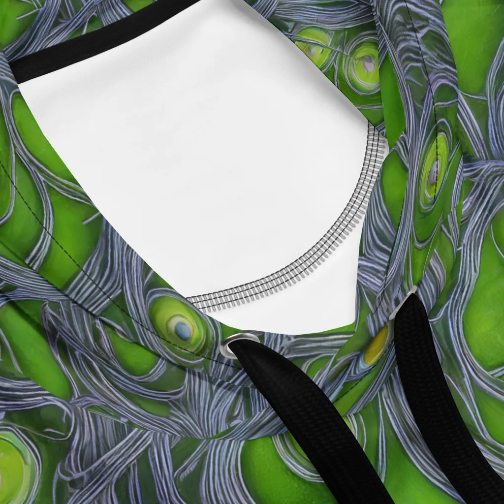 Neon Mycelium on Hoodie — Product details 2