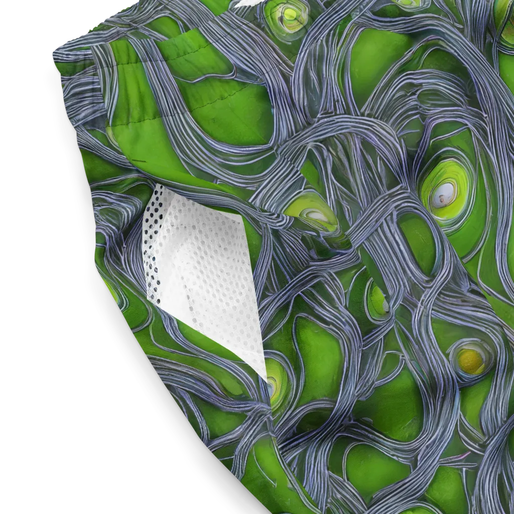 Neon Mycelium on Swim Trunks — Product details 2