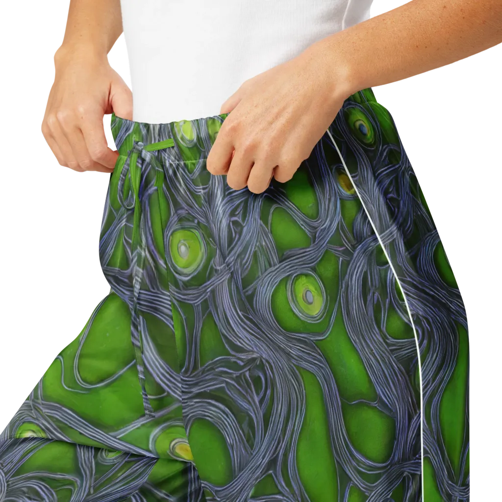 Neon Mycelium on Women's Pajama Pants — Product details