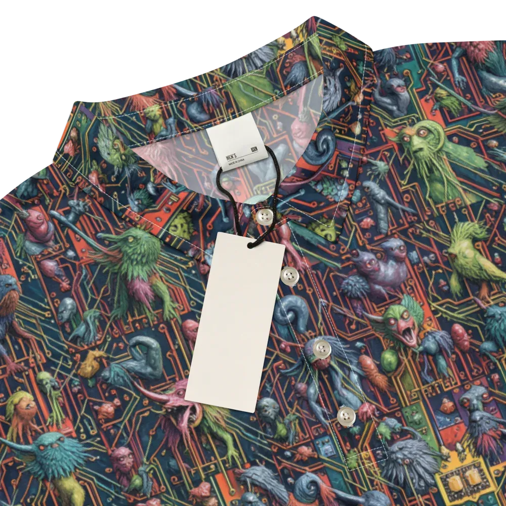 Circuit Beastiary on Men's Slim Fit Polo Shirt — Product details