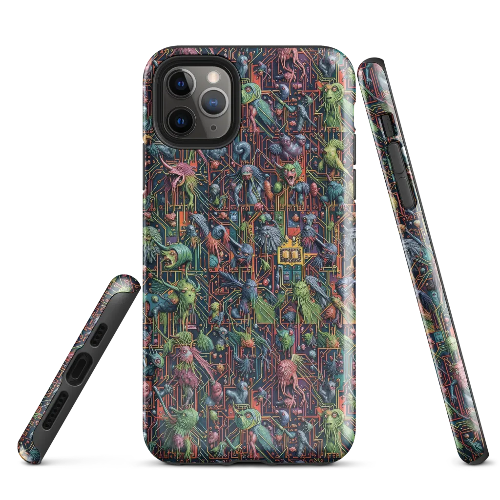 Circuit Beastiary on Tough Case for iPhone® — Front