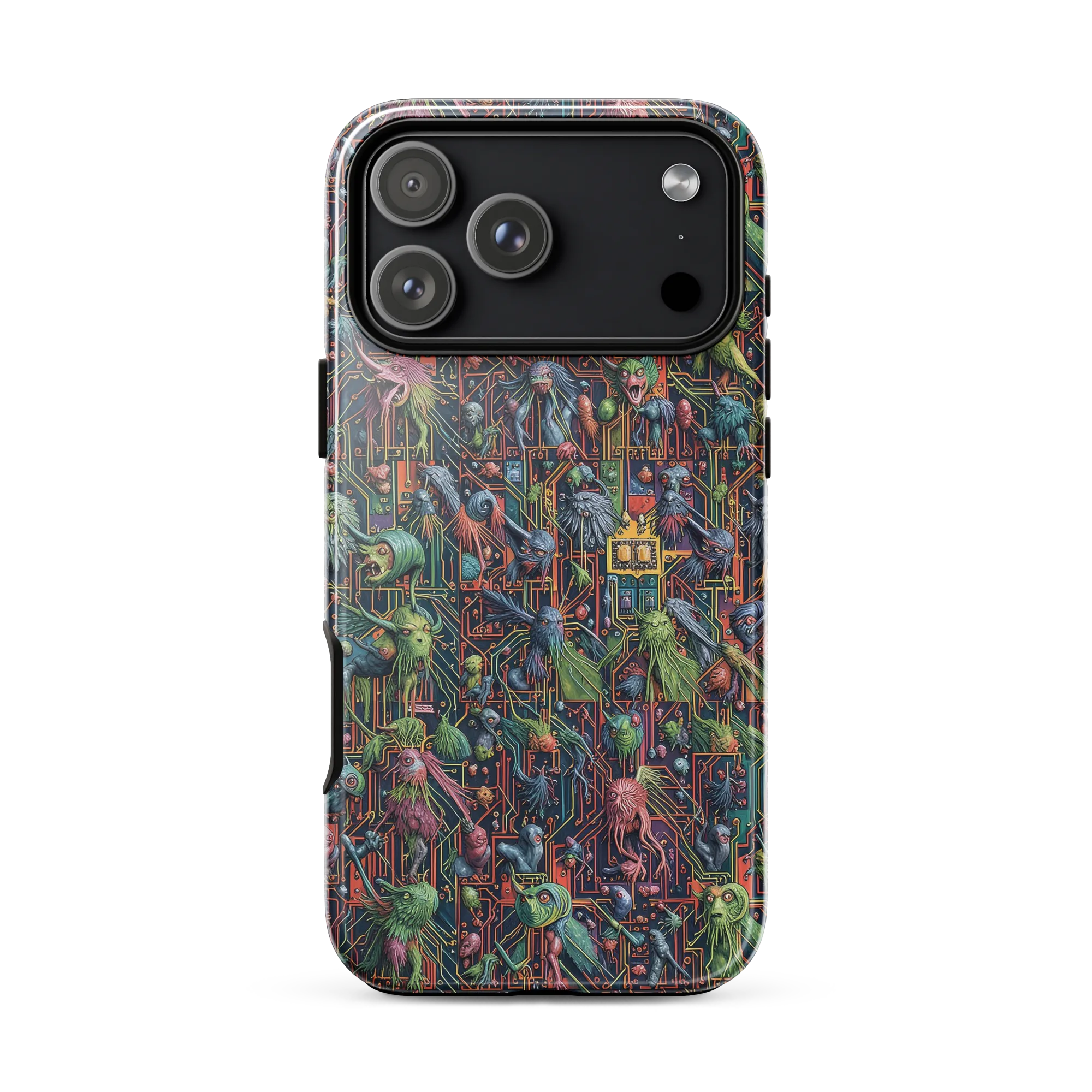 Circuit Beastiary on Tough Case for iPhone® — Front