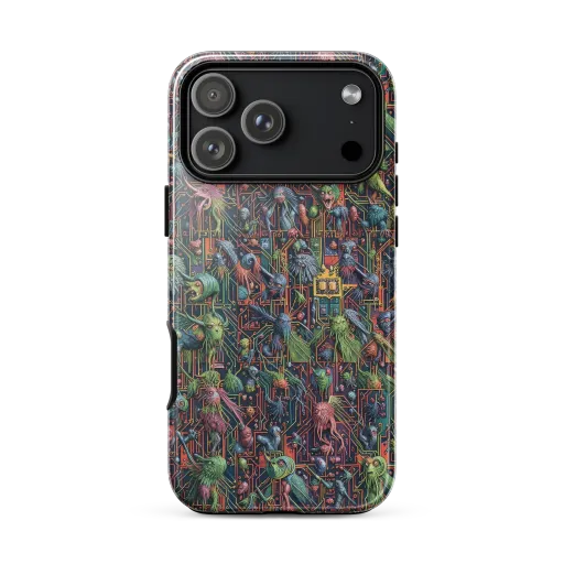 Circuit Beastiary on a Tough Case for iPhone®