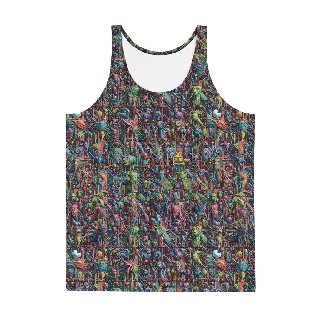 Circuit Beastiary on Men's Tank Top — Front