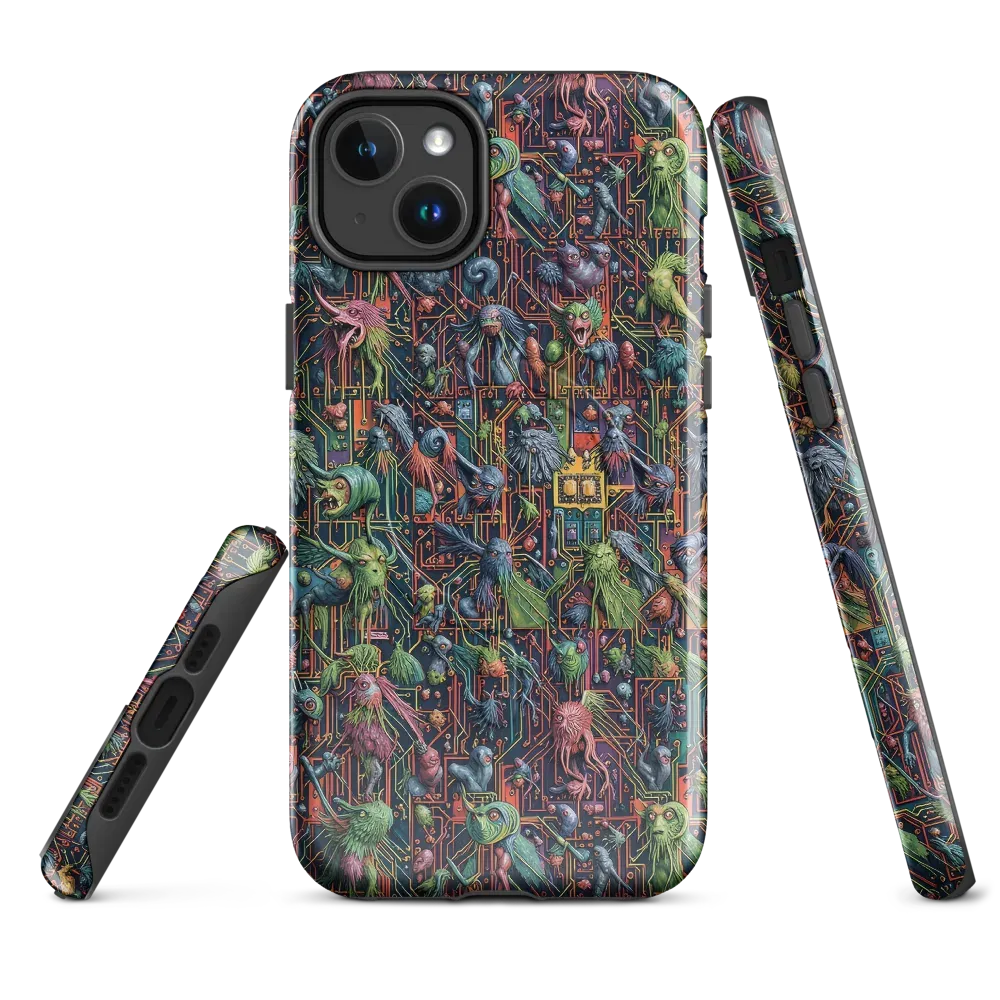 Circuit Beastiary on MagSafe Tough Case for iPhone® — Front