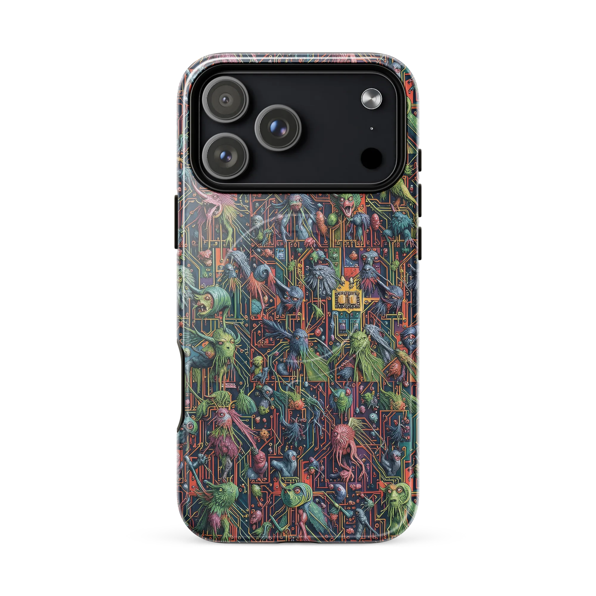 Circuit Beastiary on MagSafe Tough Case for iPhone® — Front