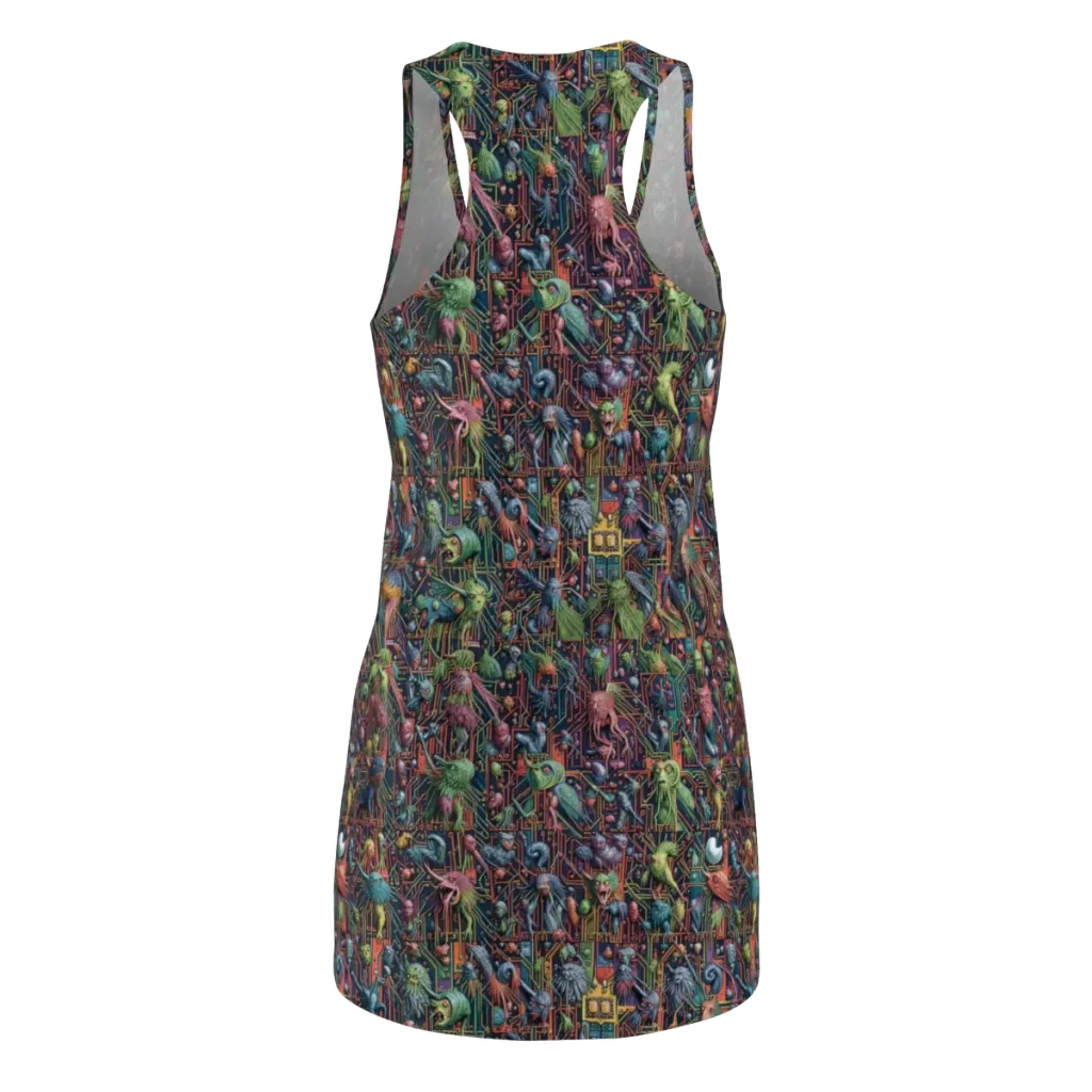 Circuit Beastiary on Racerback Dress — Back