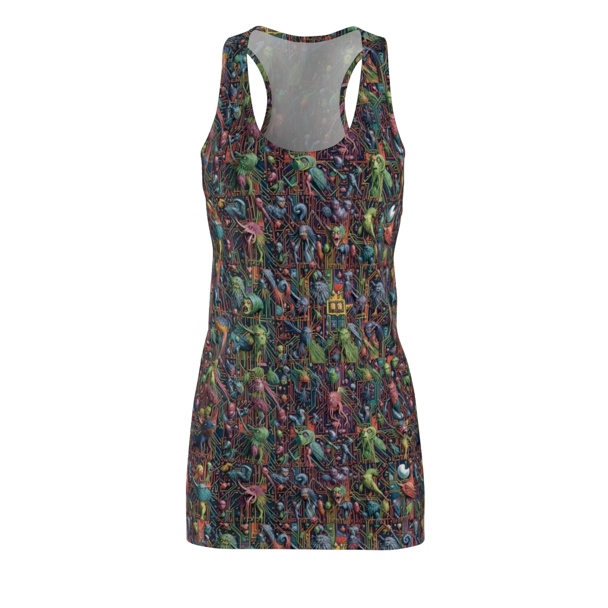 Circuit Beastiary on Racerback Dress — Front