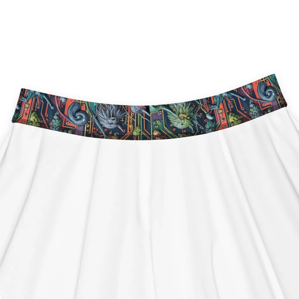 Circuit Beastiary on Skater Skirt — Product details