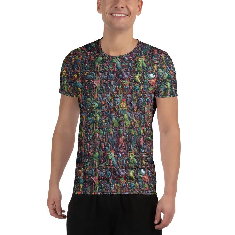 Circuit Beastiary on Men's Athletic T-Shirt — Front