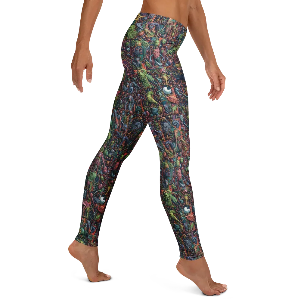Circuit Beastiary on Leggings — Right