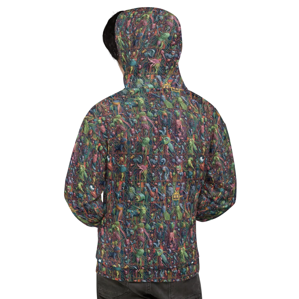 Circuit Beastiary on Hoodie — Back