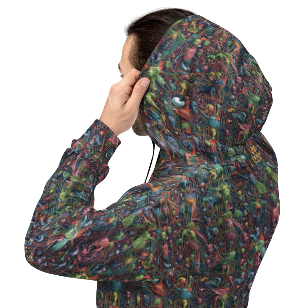 Circuit Beastiary on Hoodie — Back