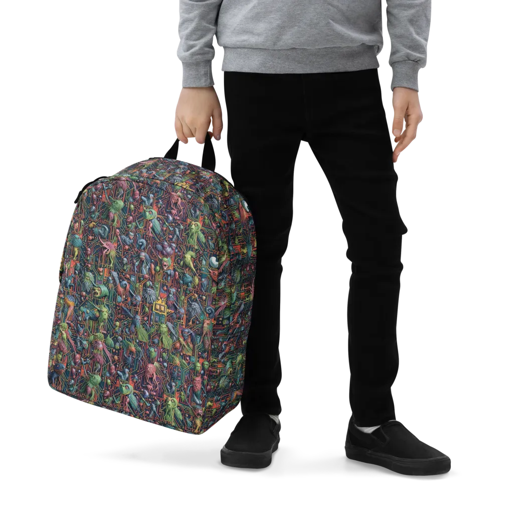 Circuit Beastiary on Minimalist Backpack — Zoomed-in