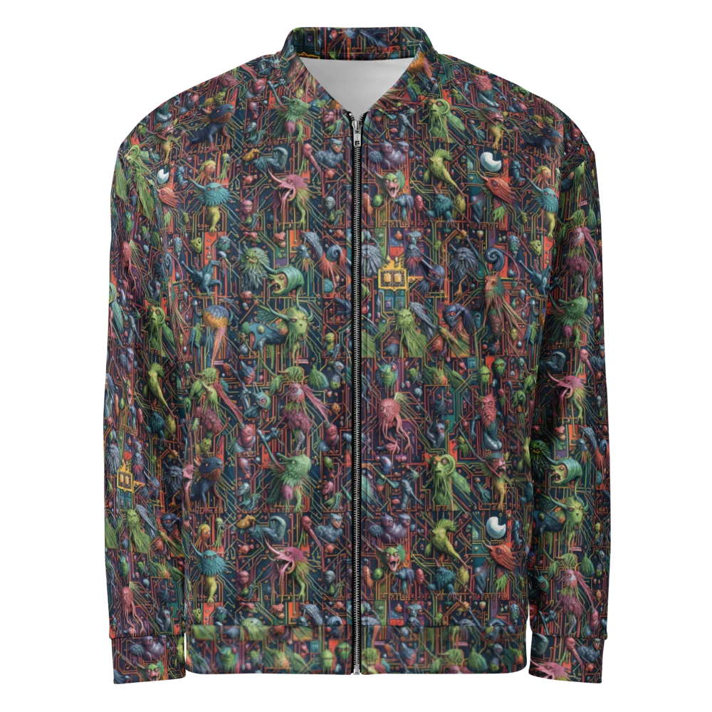 Circuit Beastiary on Bomber Jacket — Front