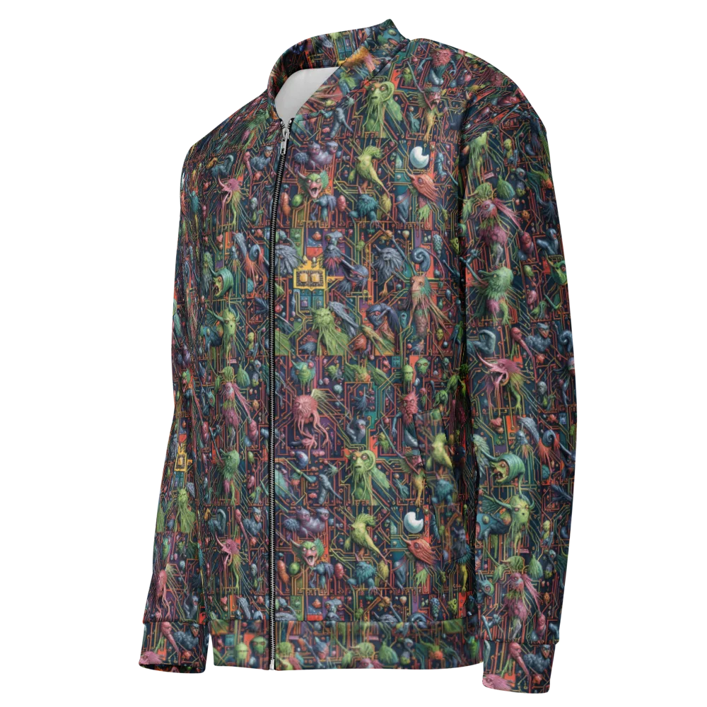Circuit Beastiary on Bomber Jacket — Left Front