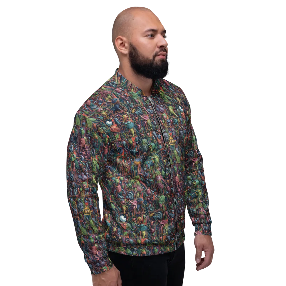 Circuit Beastiary on Bomber Jacket — Right