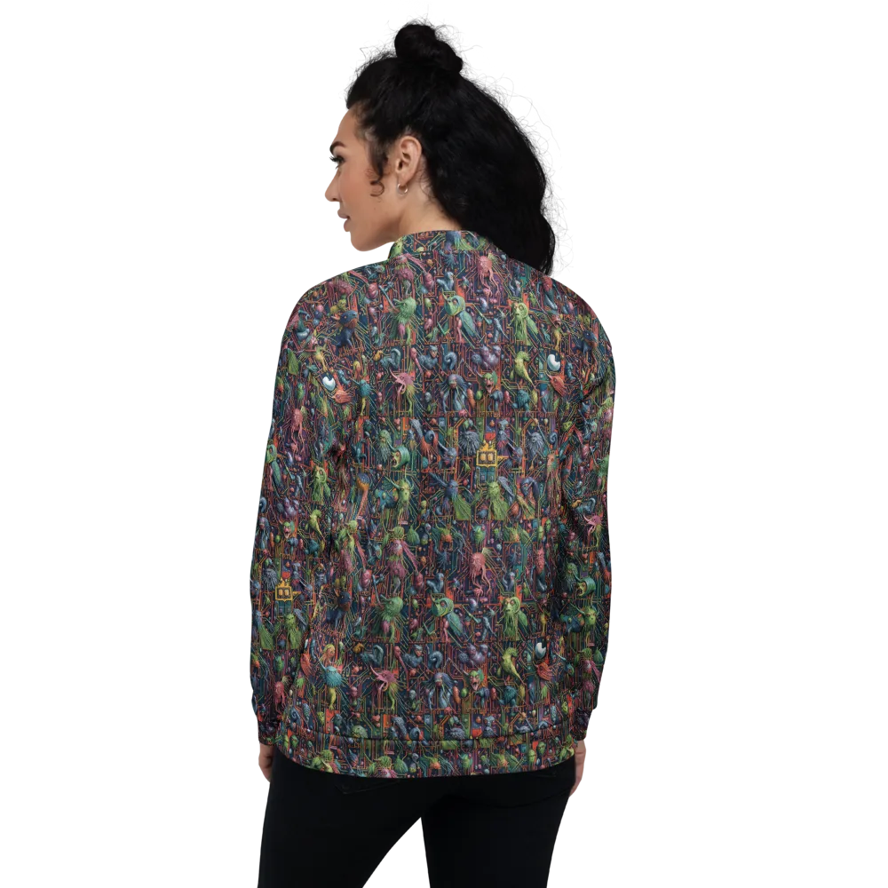 Circuit Beastiary on Bomber Jacket — Back