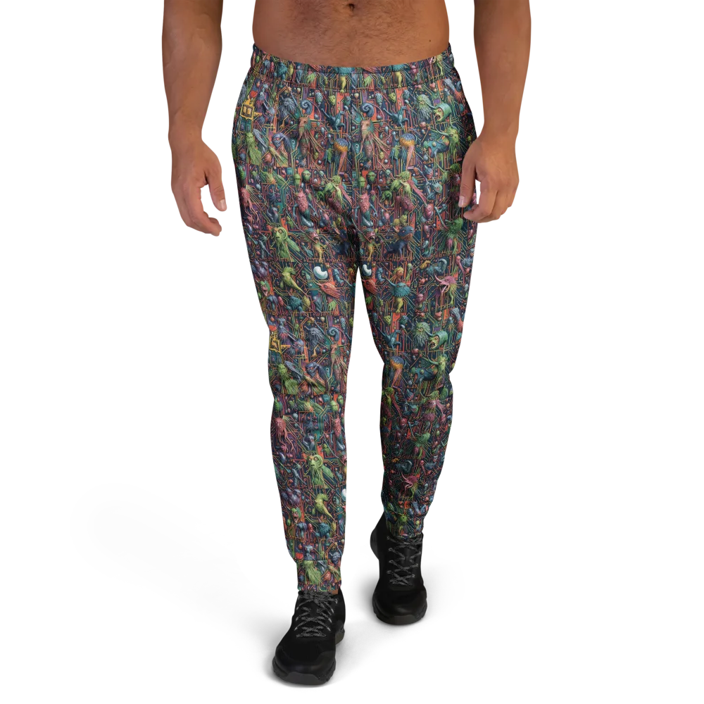 Circuit Beastiary on Men's Joggers — Front