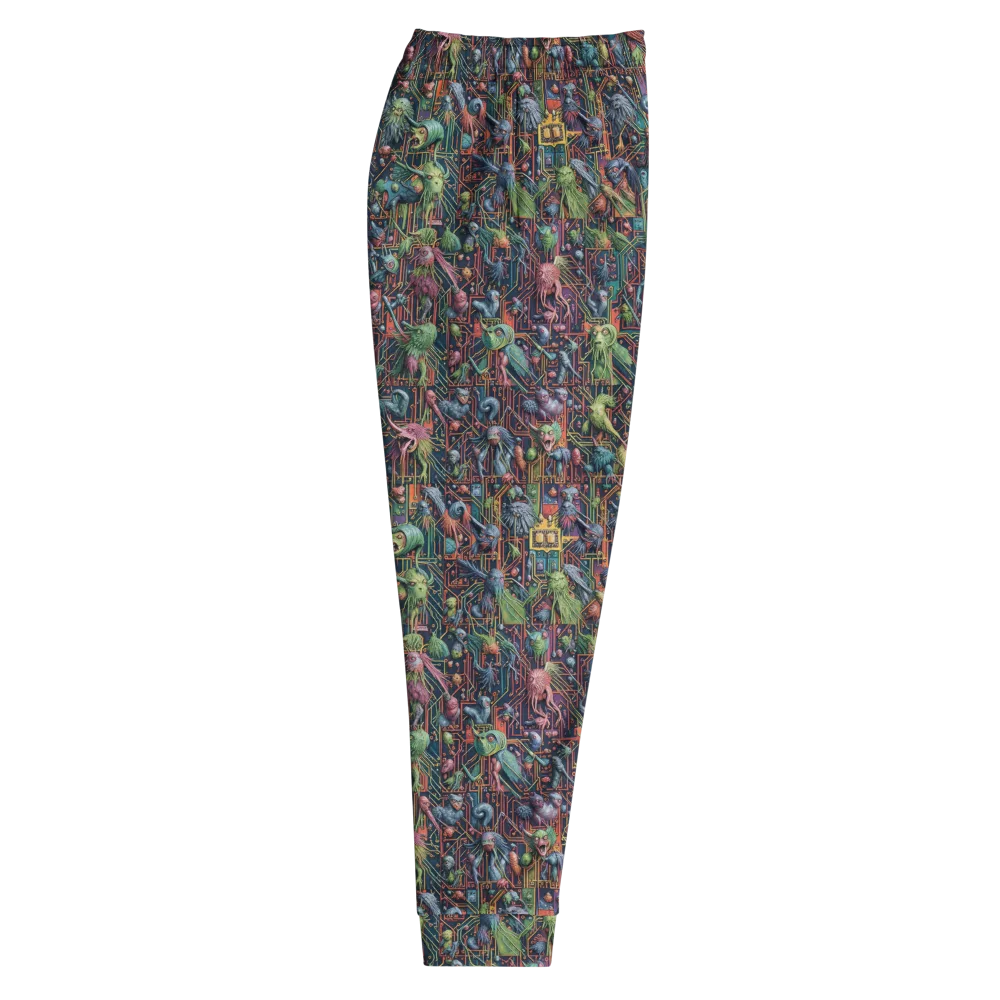 Circuit Beastiary on Men's Joggers — Right