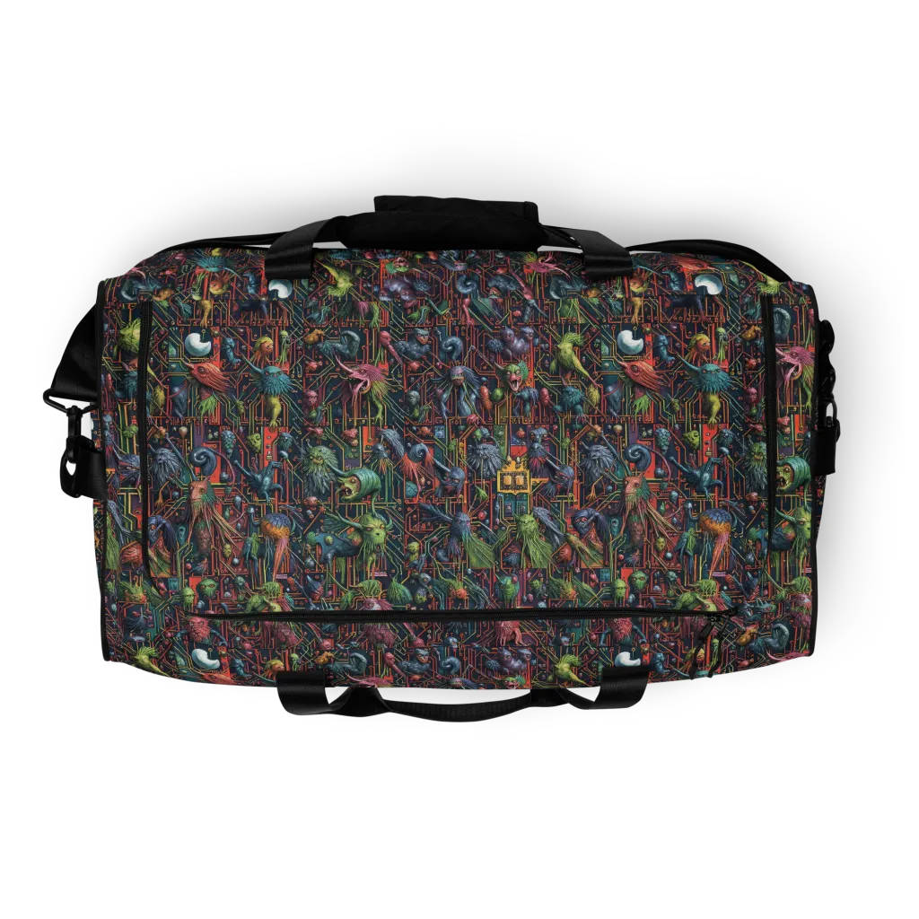 Circuit Beastiary on Duffle Bag — Top