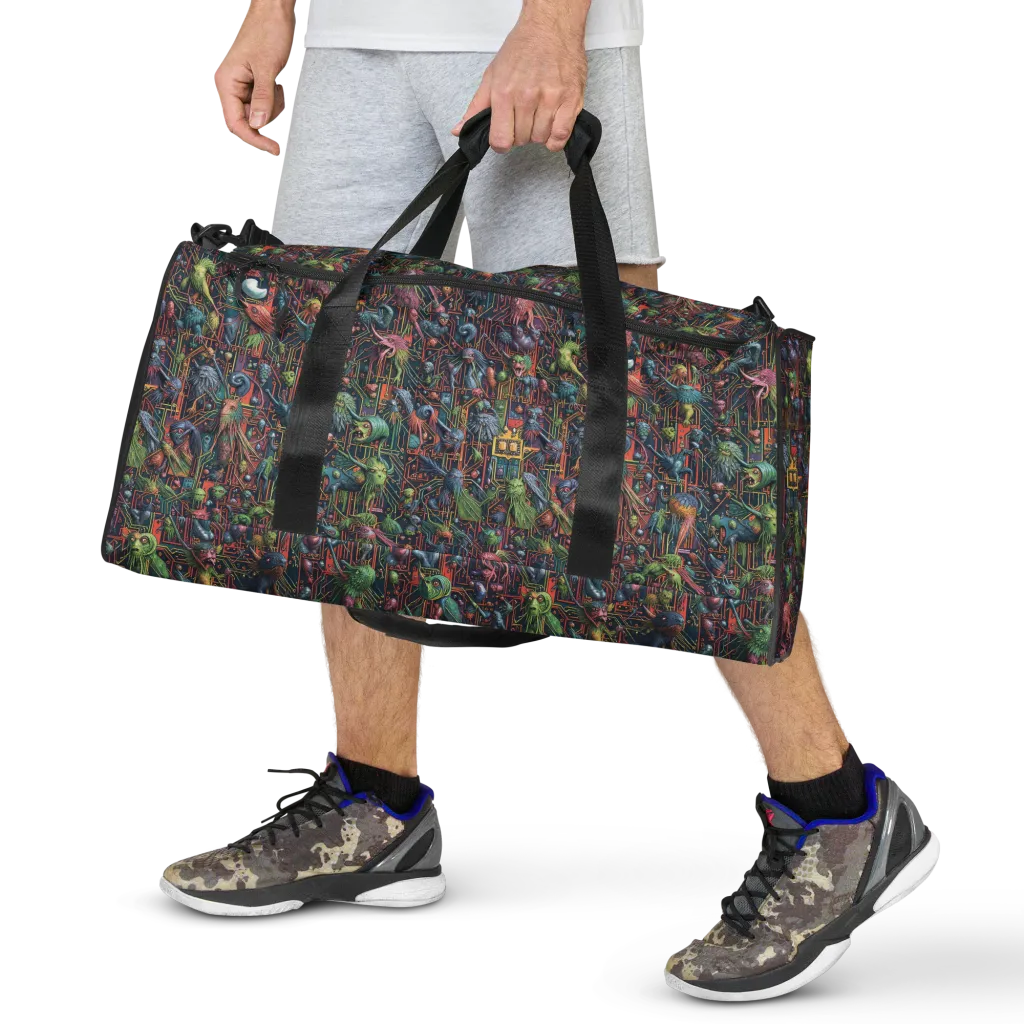 Circuit Beastiary on Duffle Bag — Front