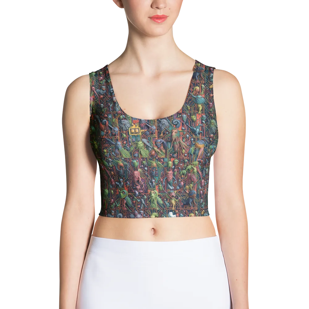 Circuit Beastiary on Crop Top — Front