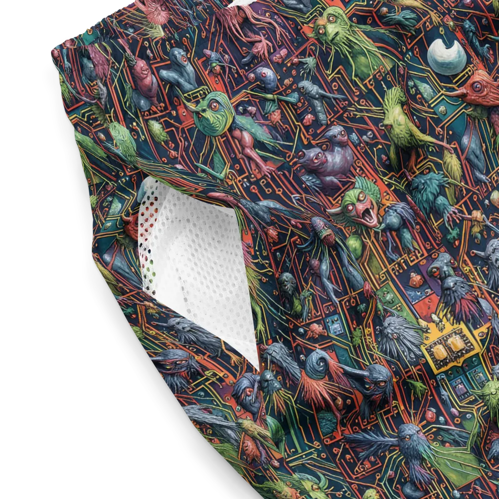 Circuit Beastiary on Swim Trunks — Product details 2