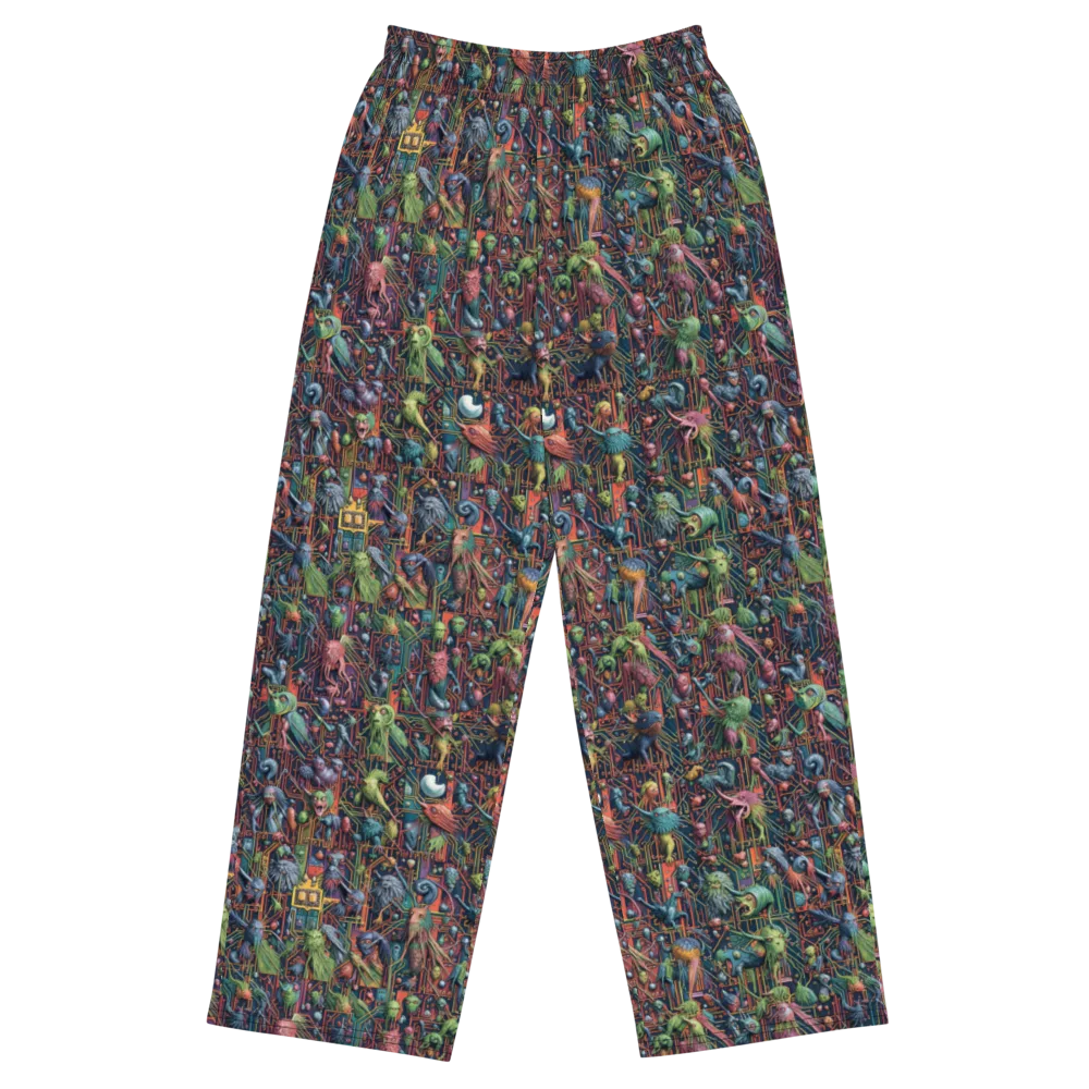Circuit Beastiary on Wide-Leg Pants — Front