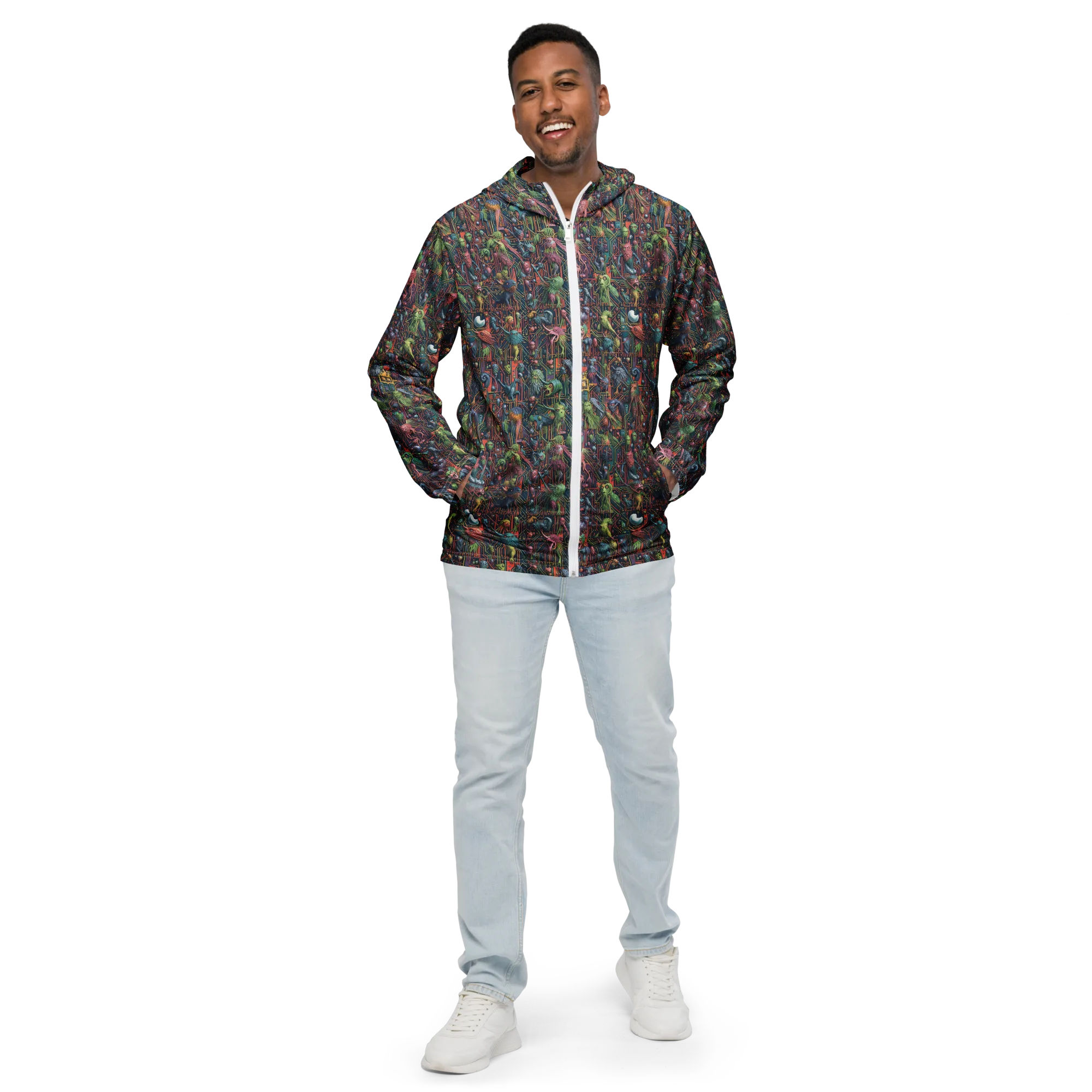 Circuit Beastiary on Men's Windbreaker — Front