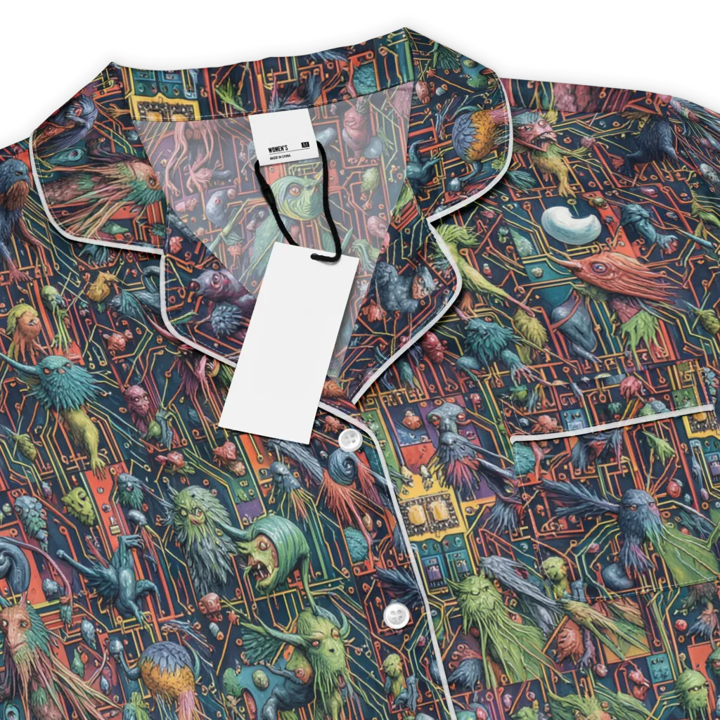 Circuit Beastiary on Women's Short Sleeve Pajama Top — Product details