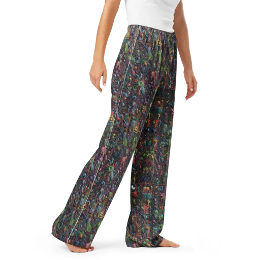 Circuit Beastiary on a Women's Pajama Pants
