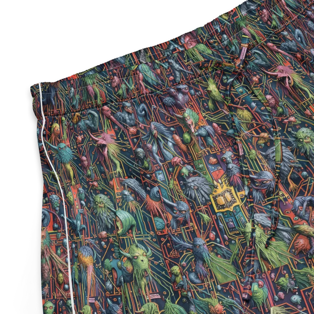Circuit Beastiary on Women's Pajama Shorts — Product details