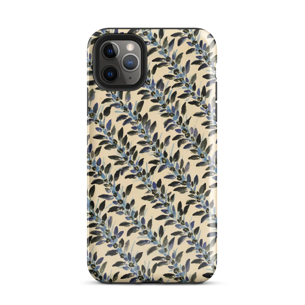 Indigo Sprig on Tough Case for iPhone® — Front