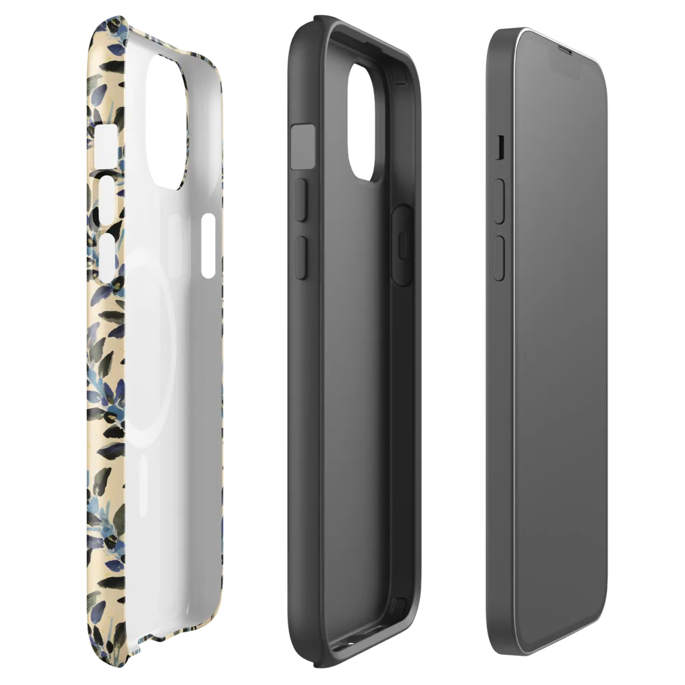 Indigo Sprig on MagSafe Tough Case for iPhone® — Front