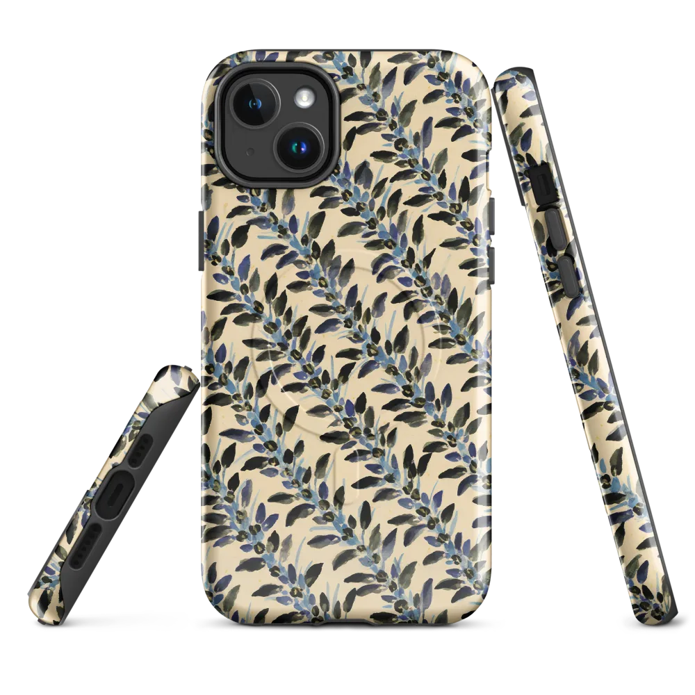 Indigo Sprig on MagSafe Tough Case for iPhone® — Front
