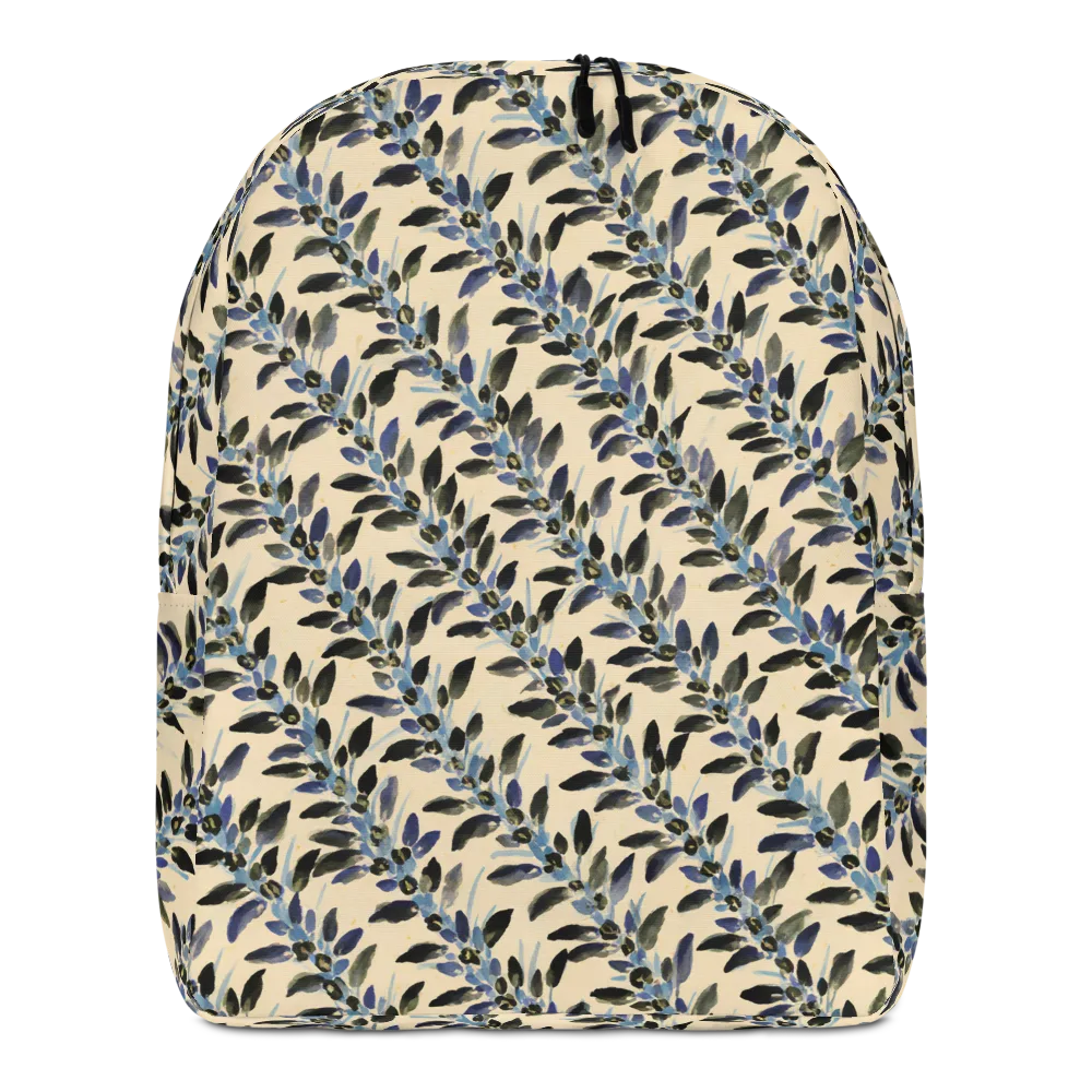 Indigo Sprig on Minimalist Backpack — Front