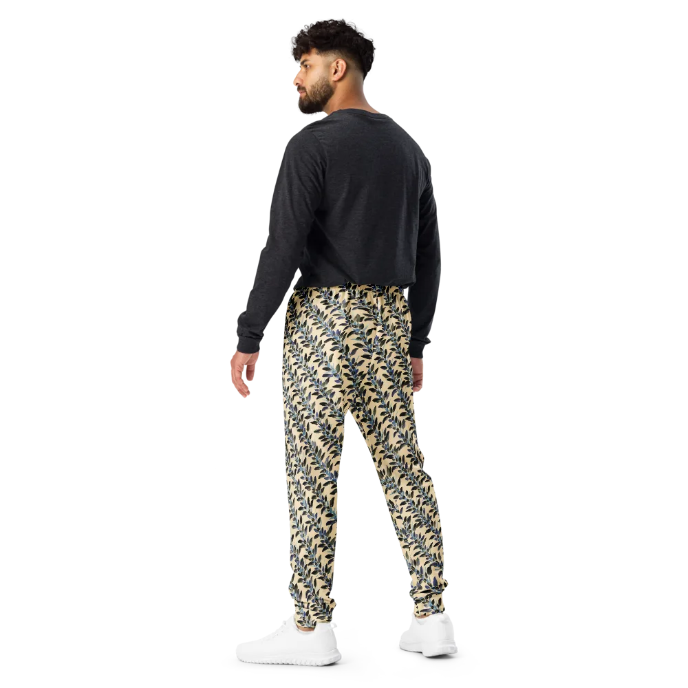 Indigo Sprig on Men's Joggers — Back