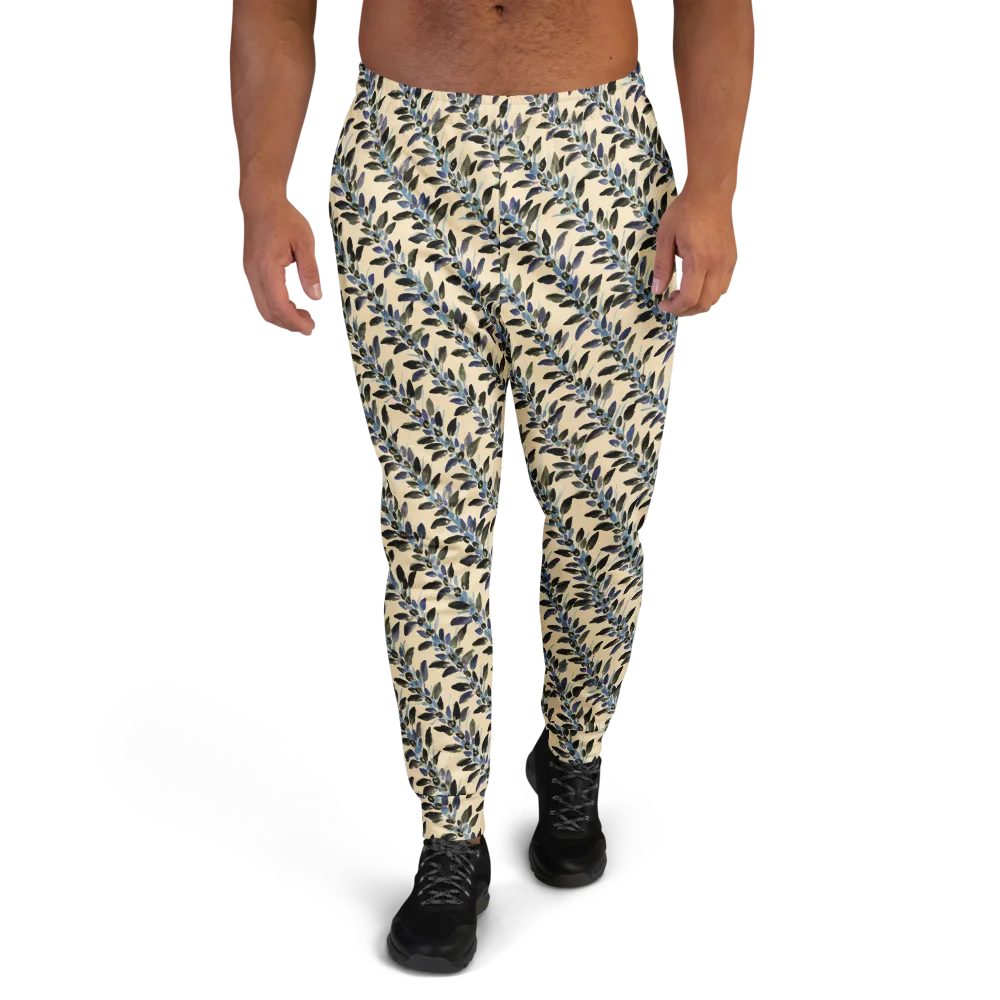 Indigo Sprig on Men's Joggers — Front