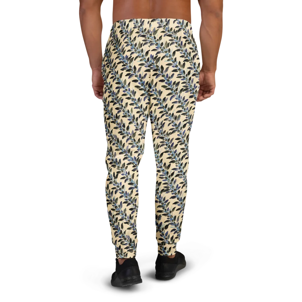 Indigo Sprig on Men's Joggers — Back
