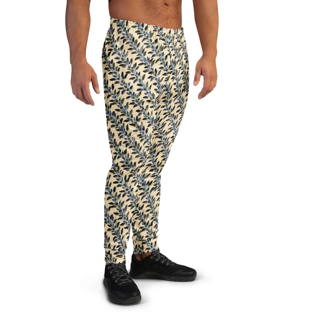 Indigo Sprig on Men's Joggers — Right