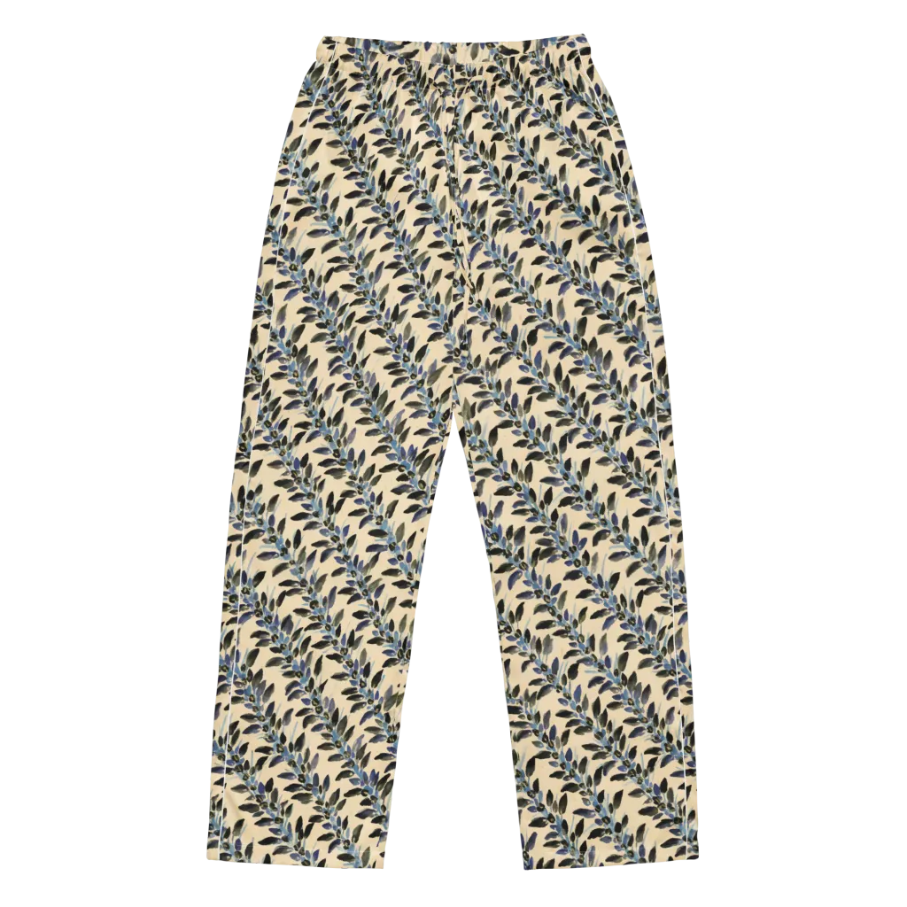 Indigo Sprig on Women's Pajama Pants — Front