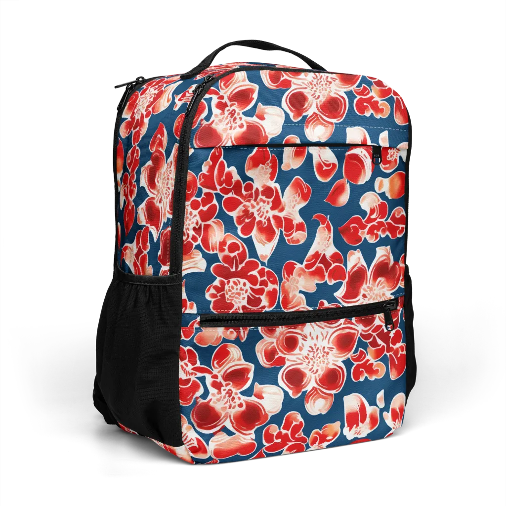 Crimson Midnight on Utility Backpack — Right Front