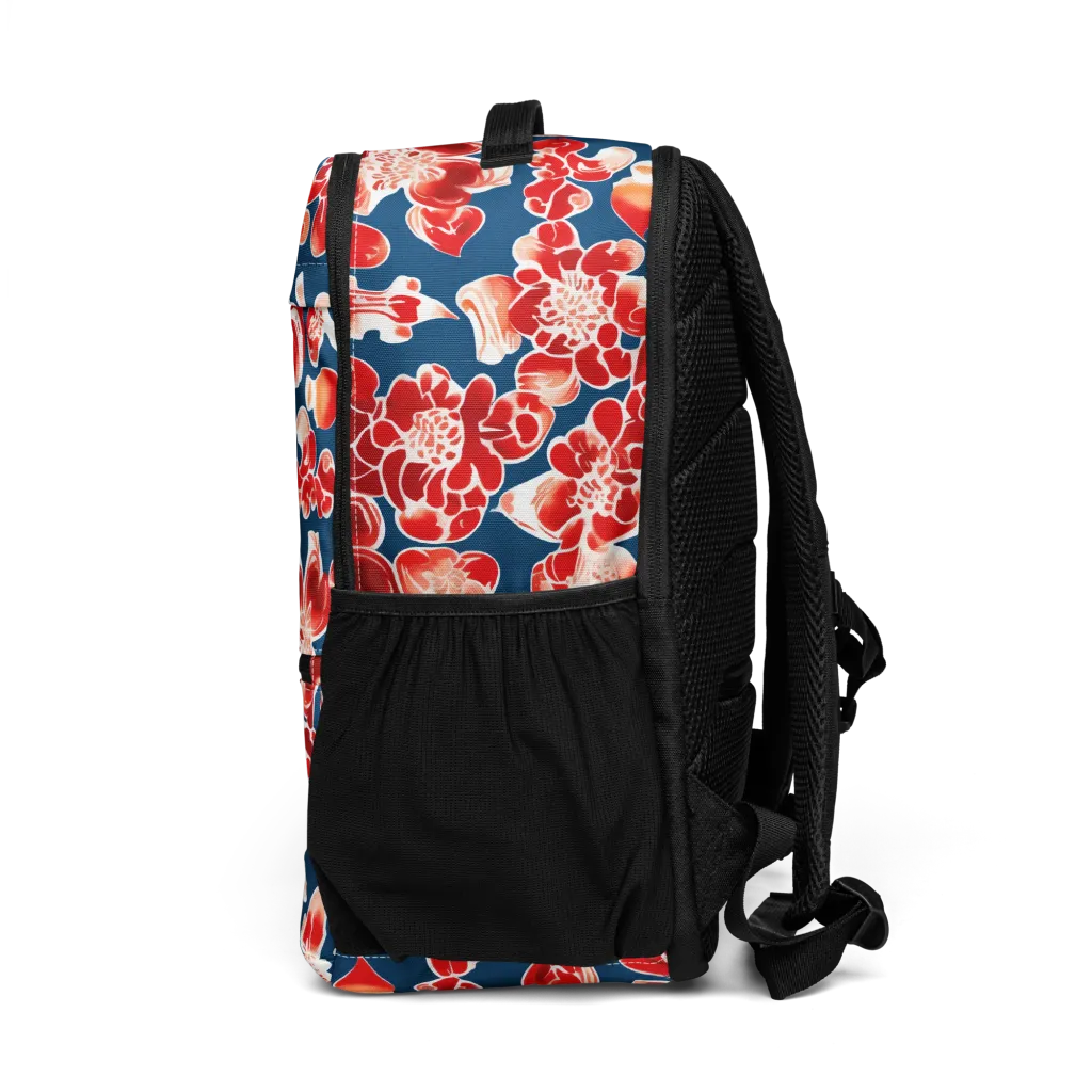 Crimson Midnight on Utility Backpack — Left