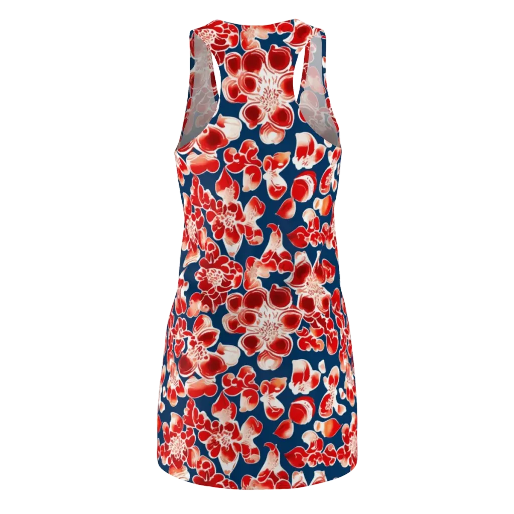 Crimson Midnight on Racerback Dress — Back