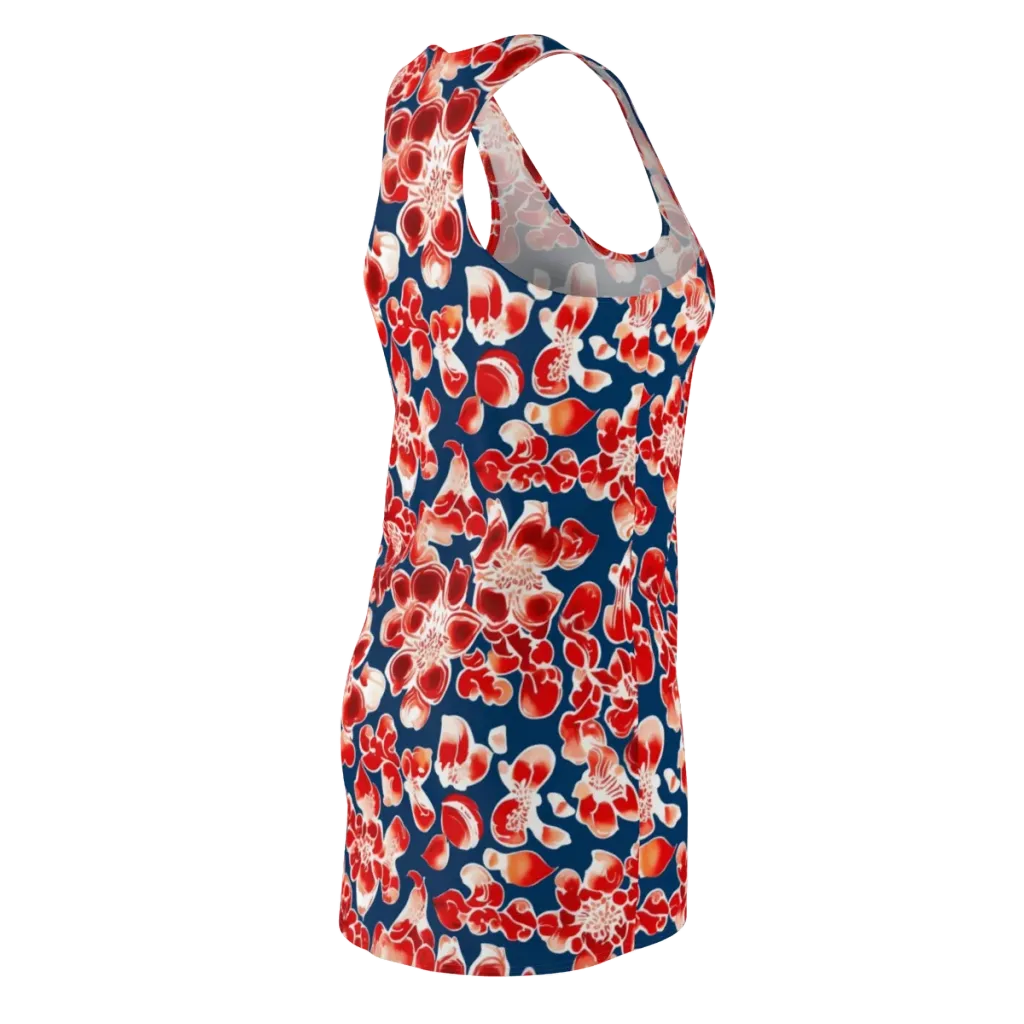 Crimson Midnight on Racerback Dress — Back Side