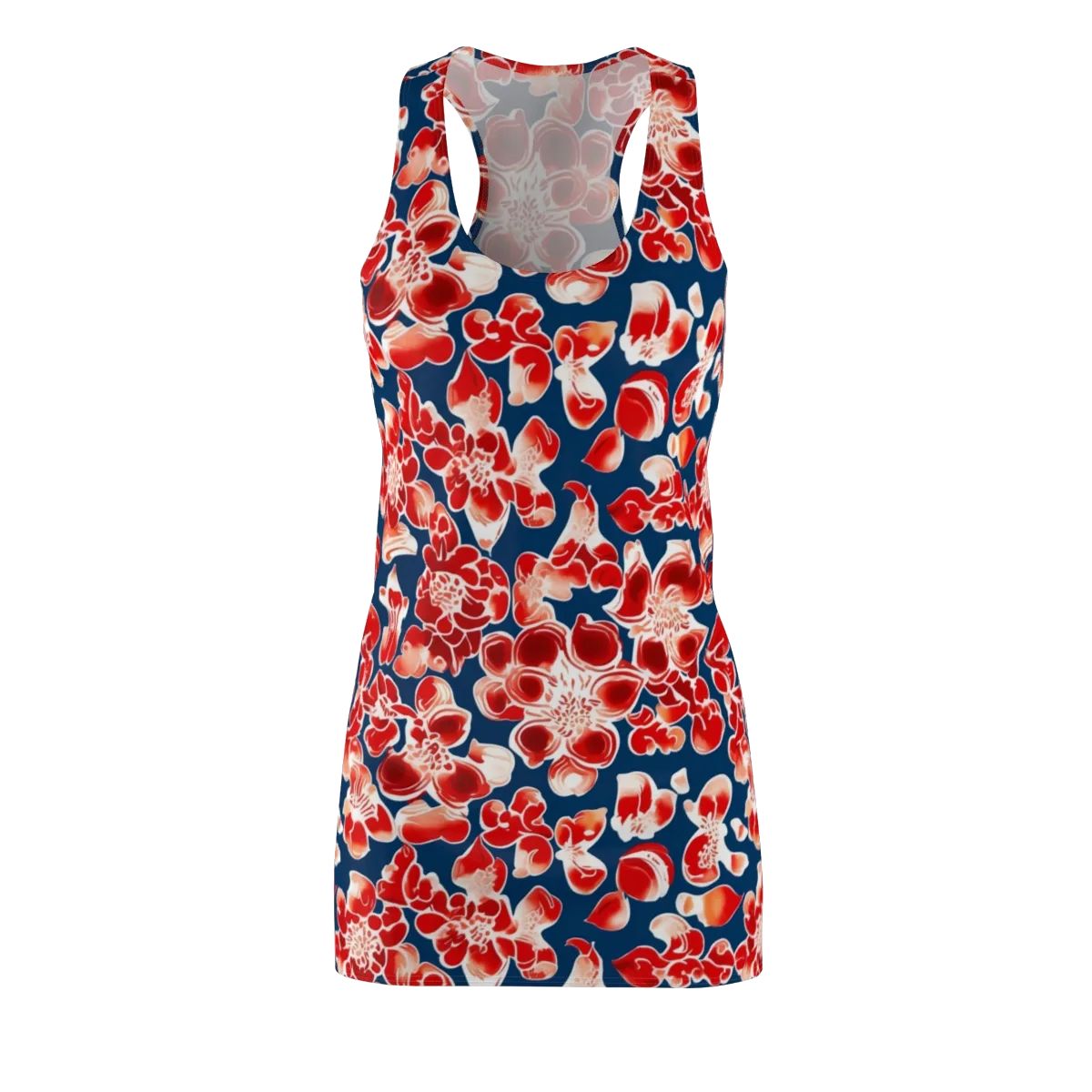 Crimson Midnight on Racerback Dress — Front