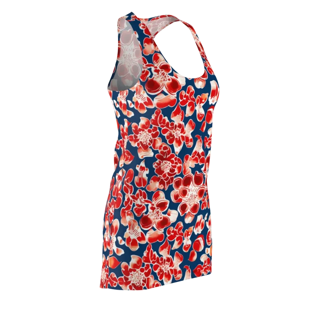 Crimson Midnight on Racerback Dress — Front Side