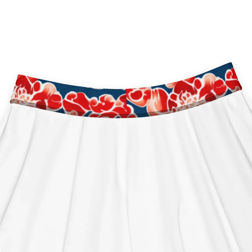 Crimson Midnight on Skater Skirt — Product details